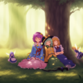 V4フル版　東方　古明地さとり　古明地こいし　木の下でスヤスヤ 11枚目