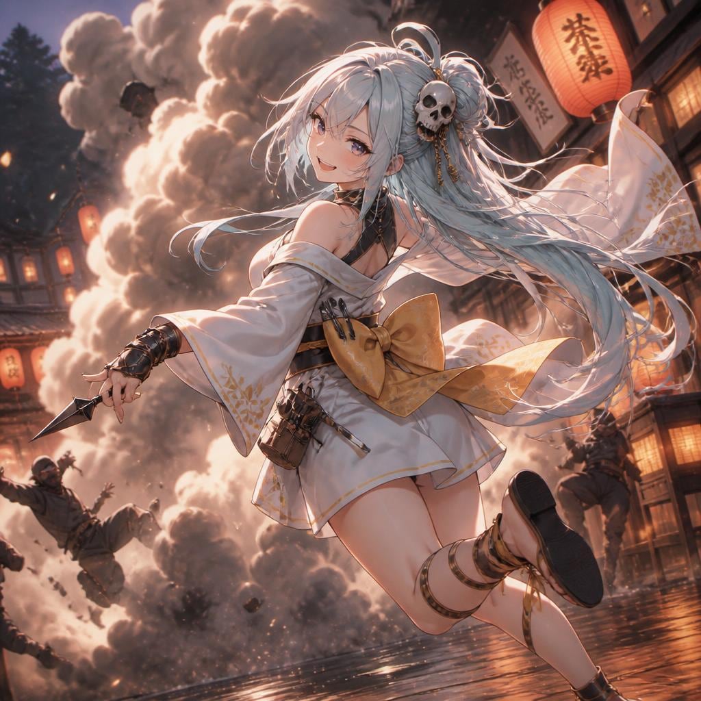 ドロロン　煙幕