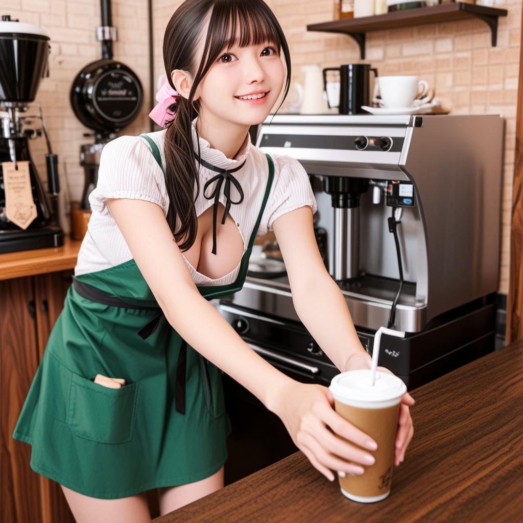 行きつけのカフェの素敵な店員さん