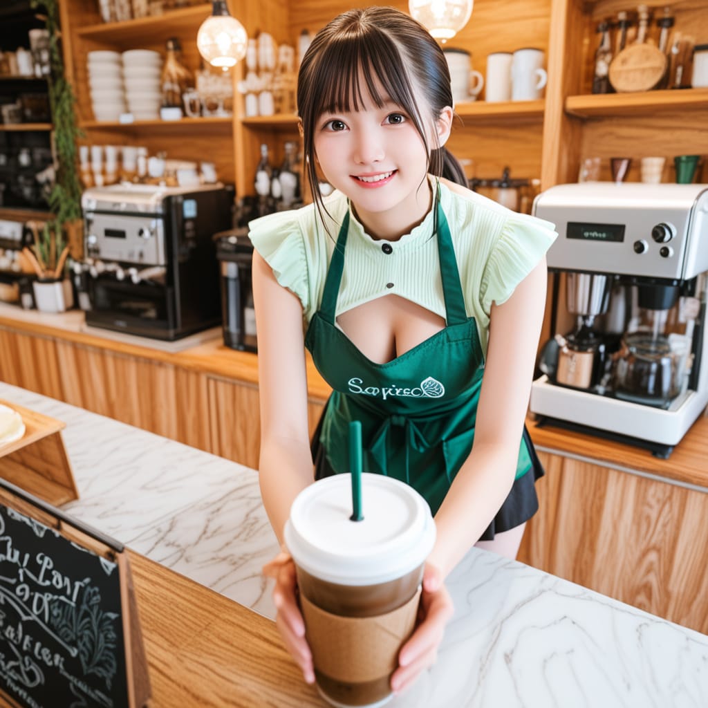 行きつけのカフェの素敵な店員さん