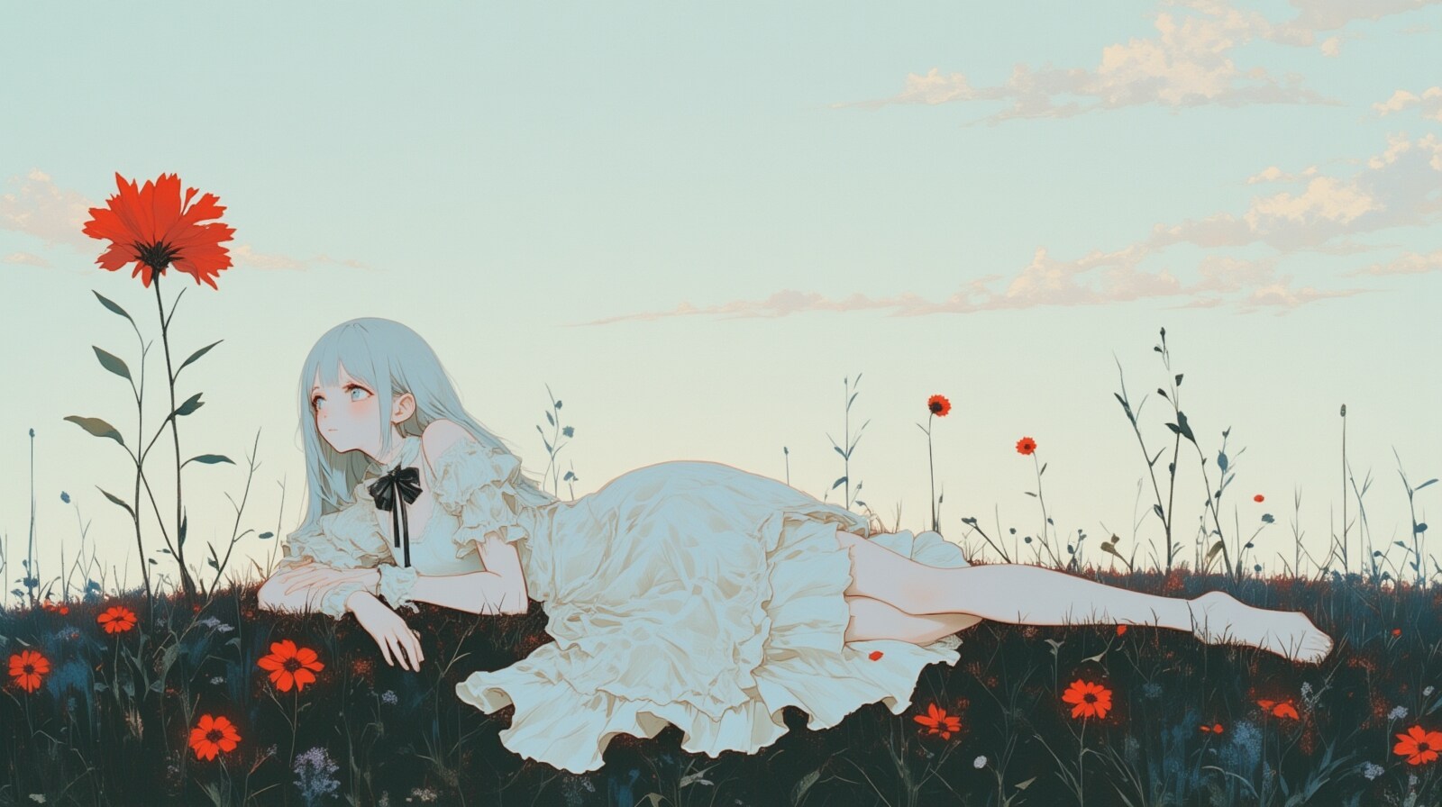 観測する花 | の人気AIイラスト・グラビア