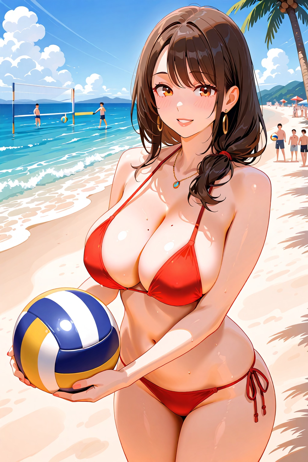 ビーチバレーおねえさん