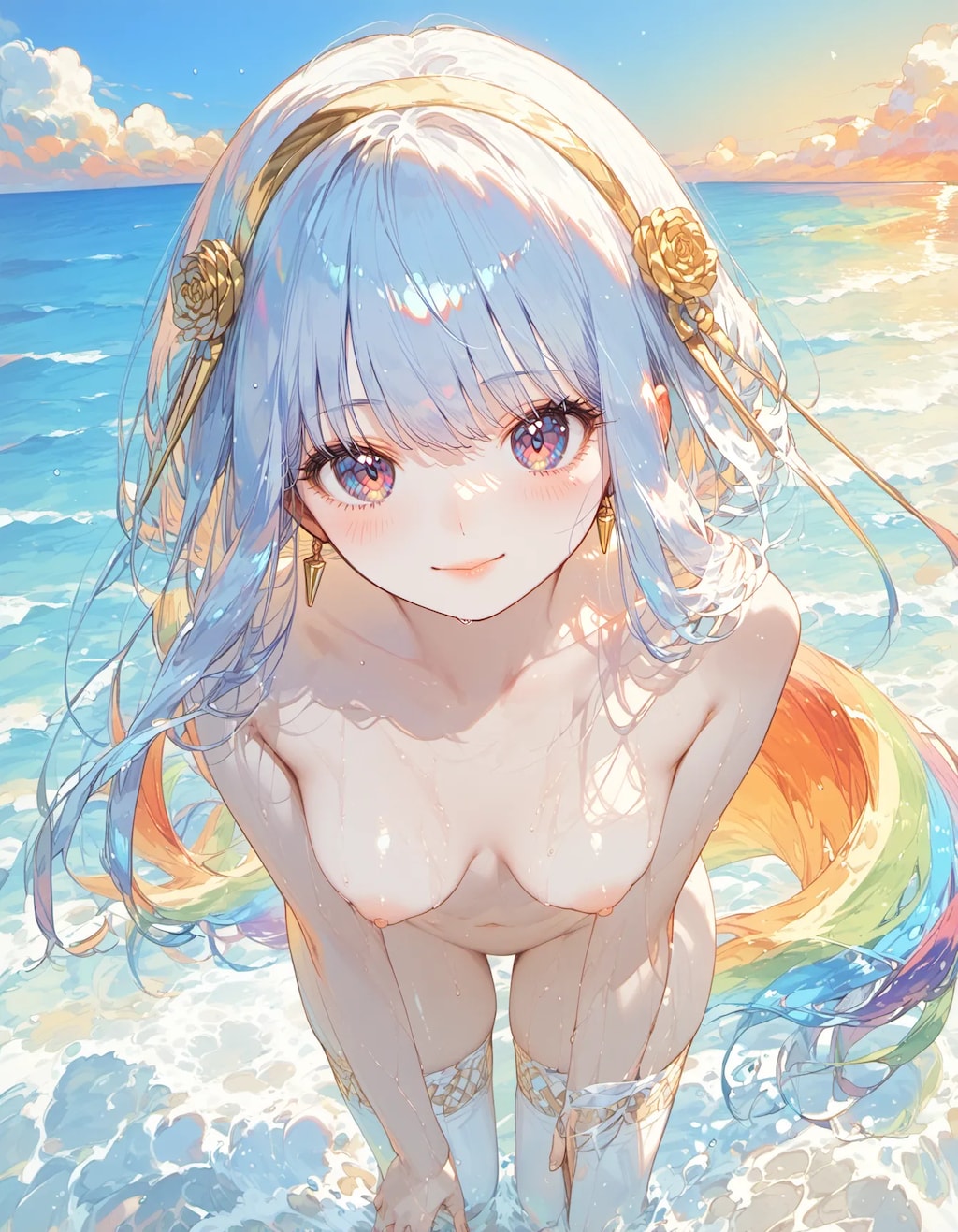 Where Rainbows Touch the Sea
