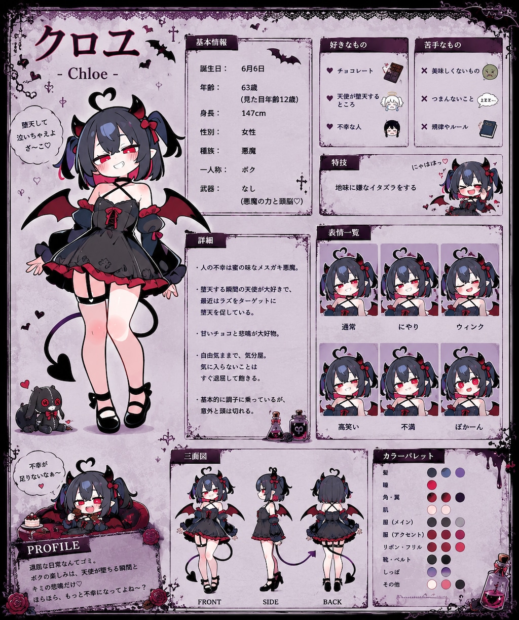 うちの子プロフィール(固定)
