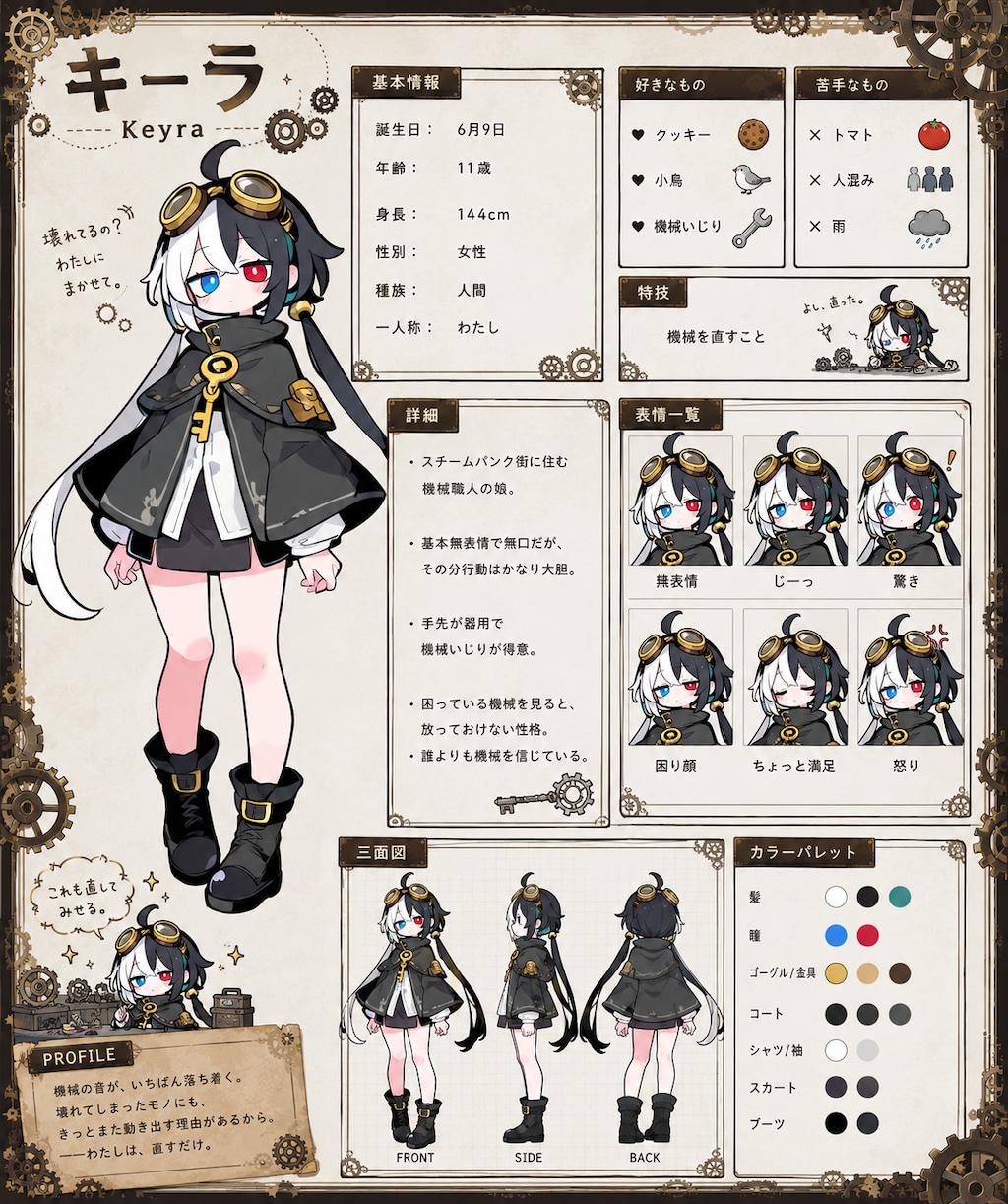 うちの子プロフィール(固定)
