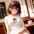 喫茶店でこっそり 2枚目