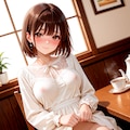 喫茶店でこっそり 3枚目
