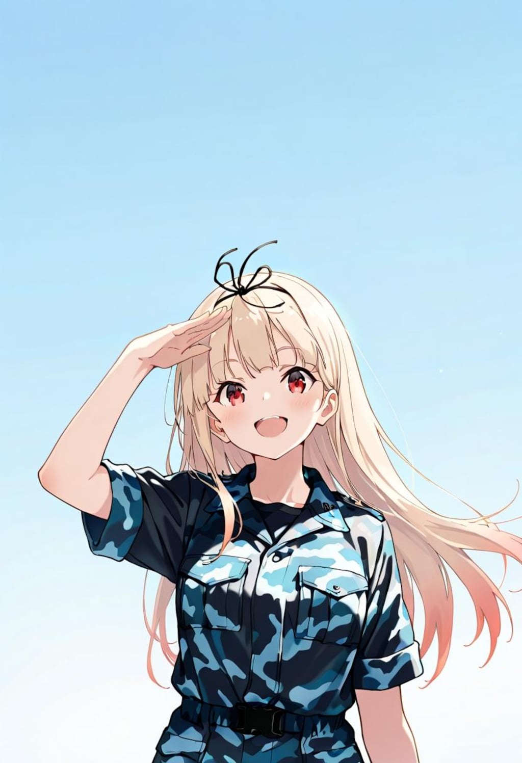 海自の子（艦これ夕立）
