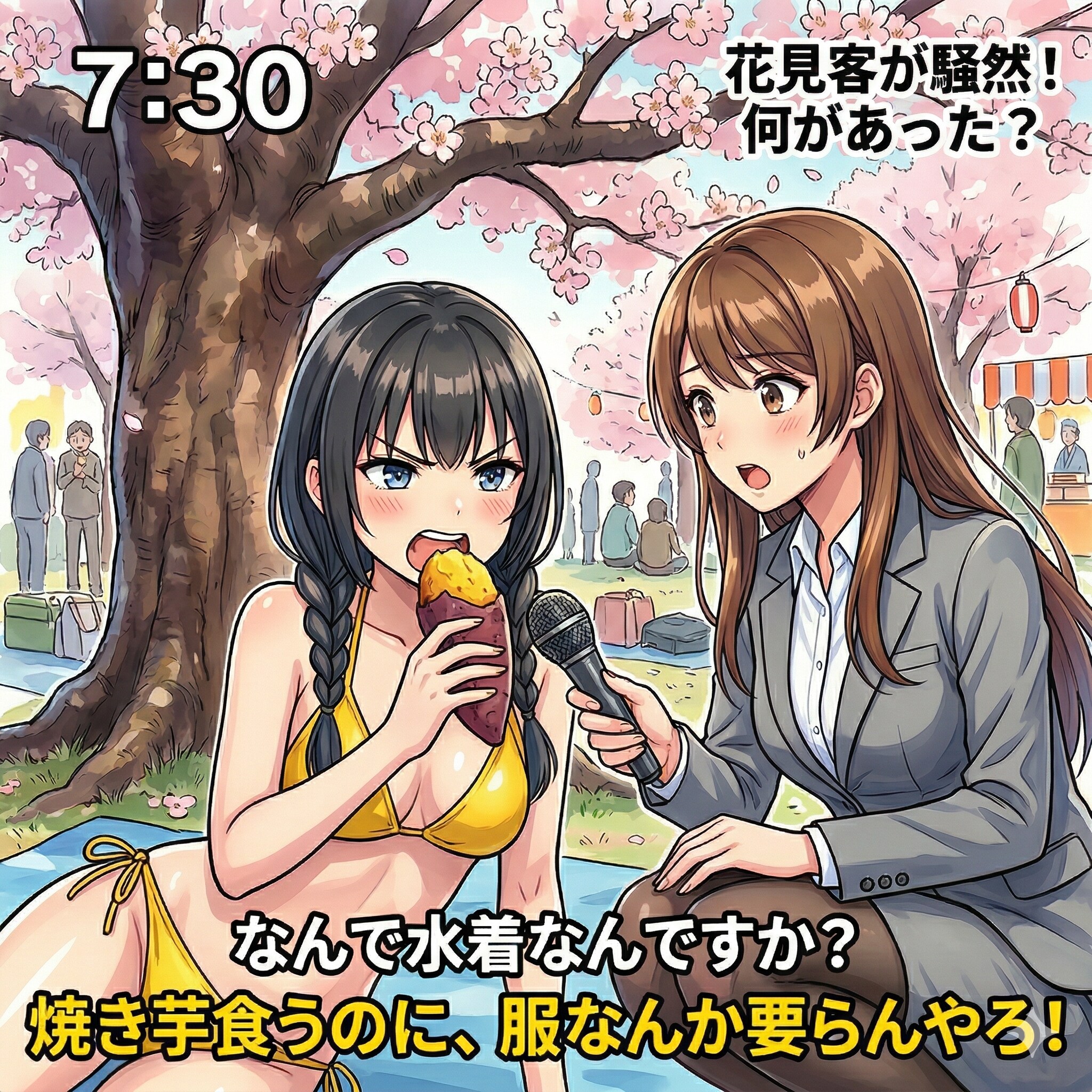 ビキニ花見の流儀
