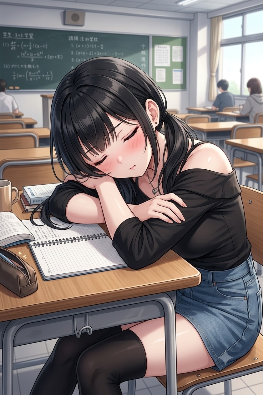 【マイ】勉強中の小休止 | の人気AIイラスト・グラビア