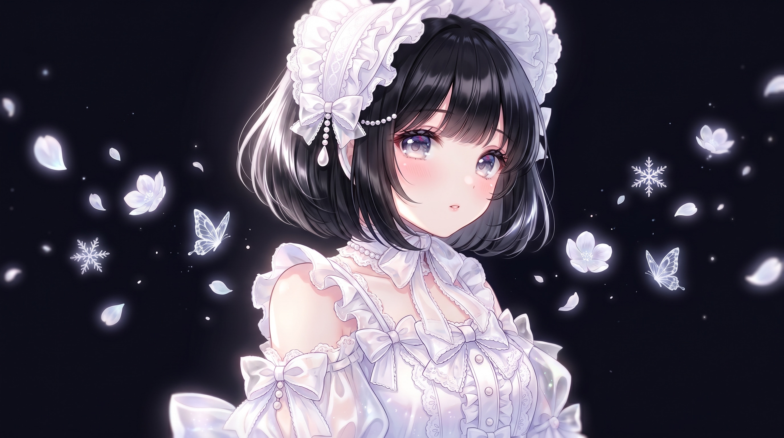 黒宵白綾の結界 | の人気AIイラスト・グラビア