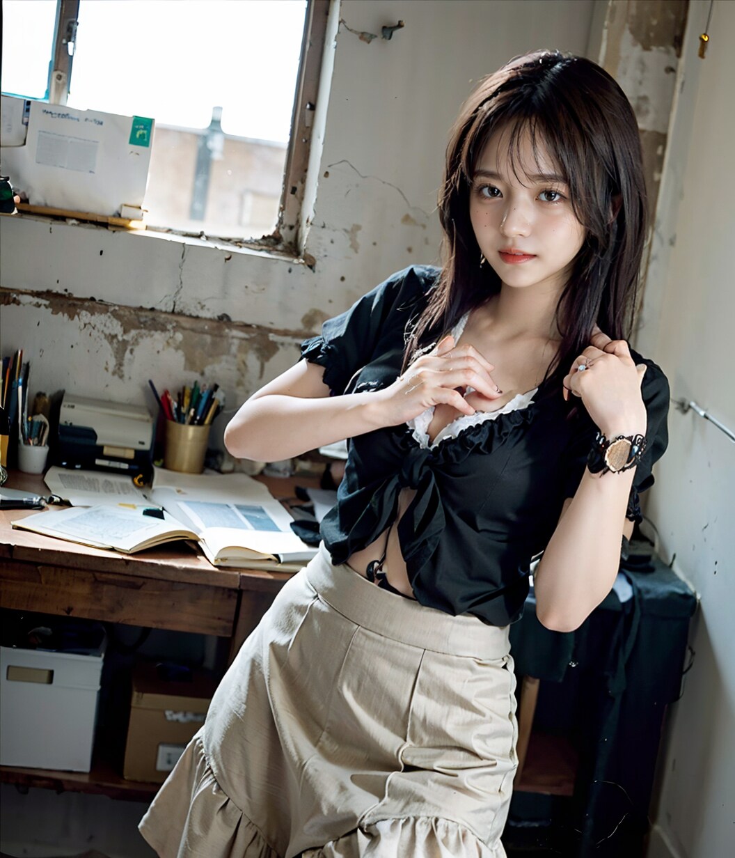 廃オフィスの美人さん～2