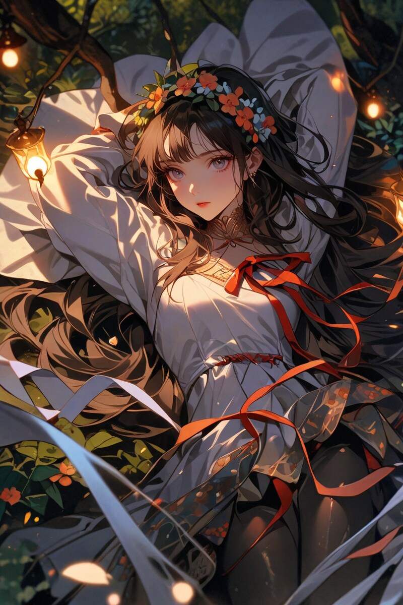 リボンの彩り | の人気AIイラスト・グラビア