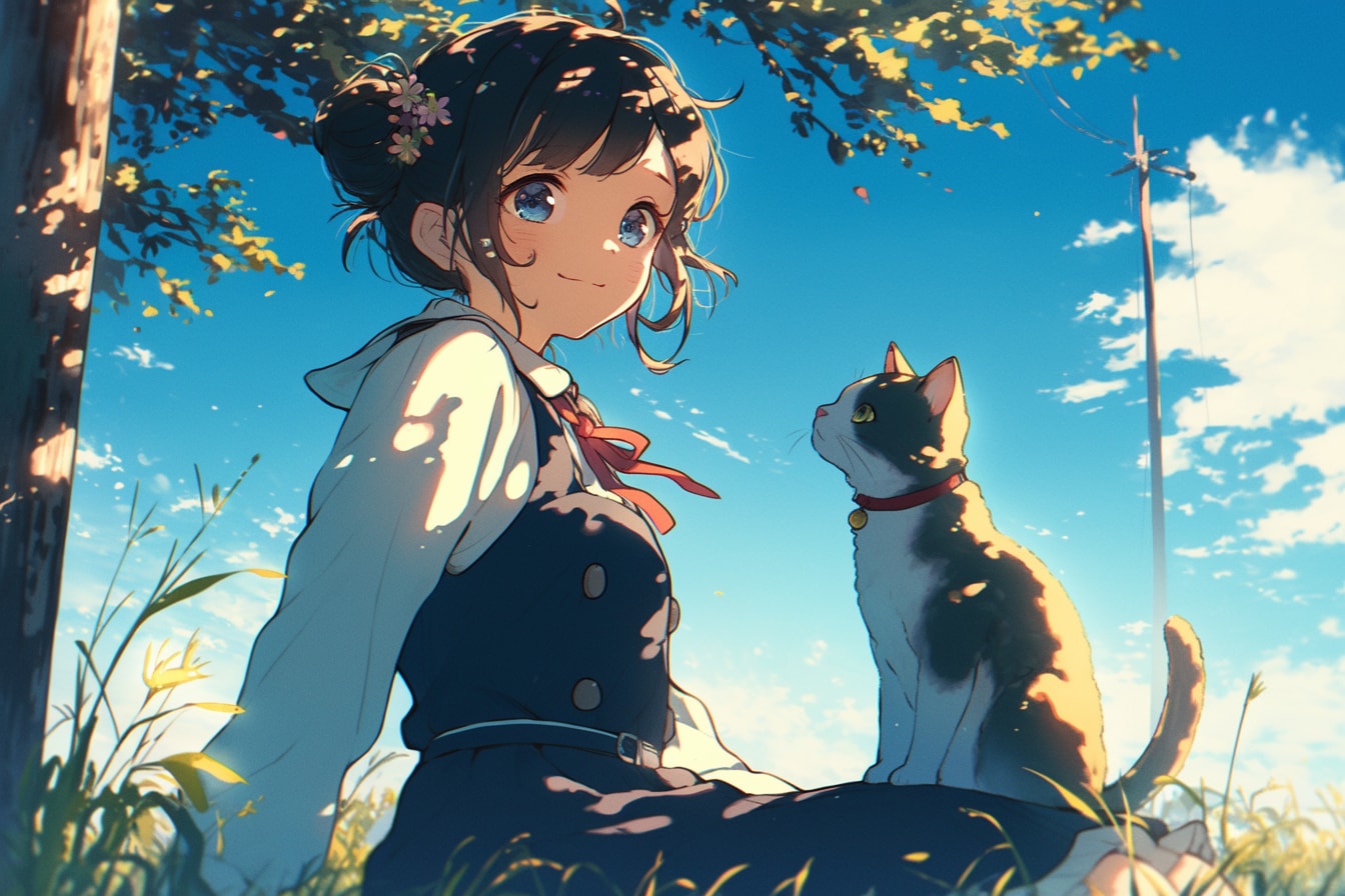 猫🐈とおだんごちゃん🍡✨96 | の人気AIイラスト・グラビア