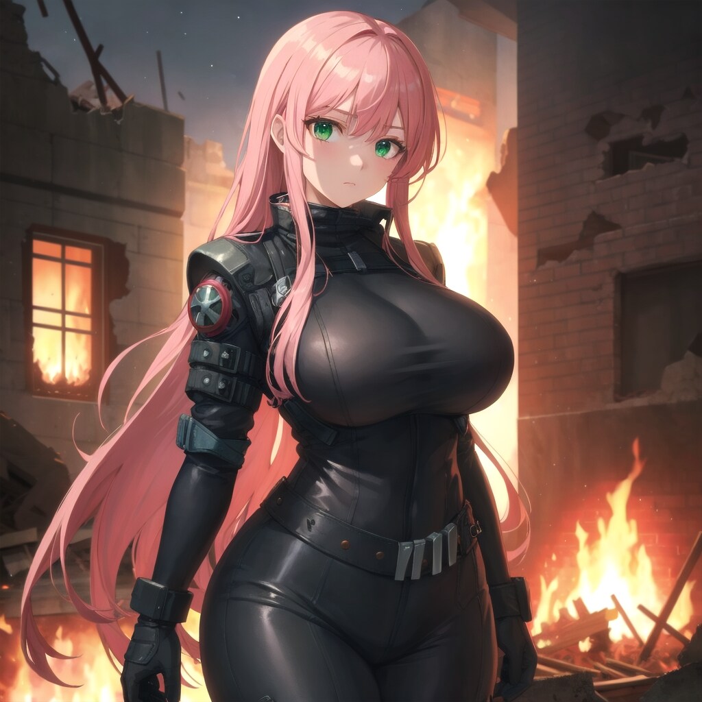 焦土の焚き火と姉の決意 | の人気AIイラスト・グラビア