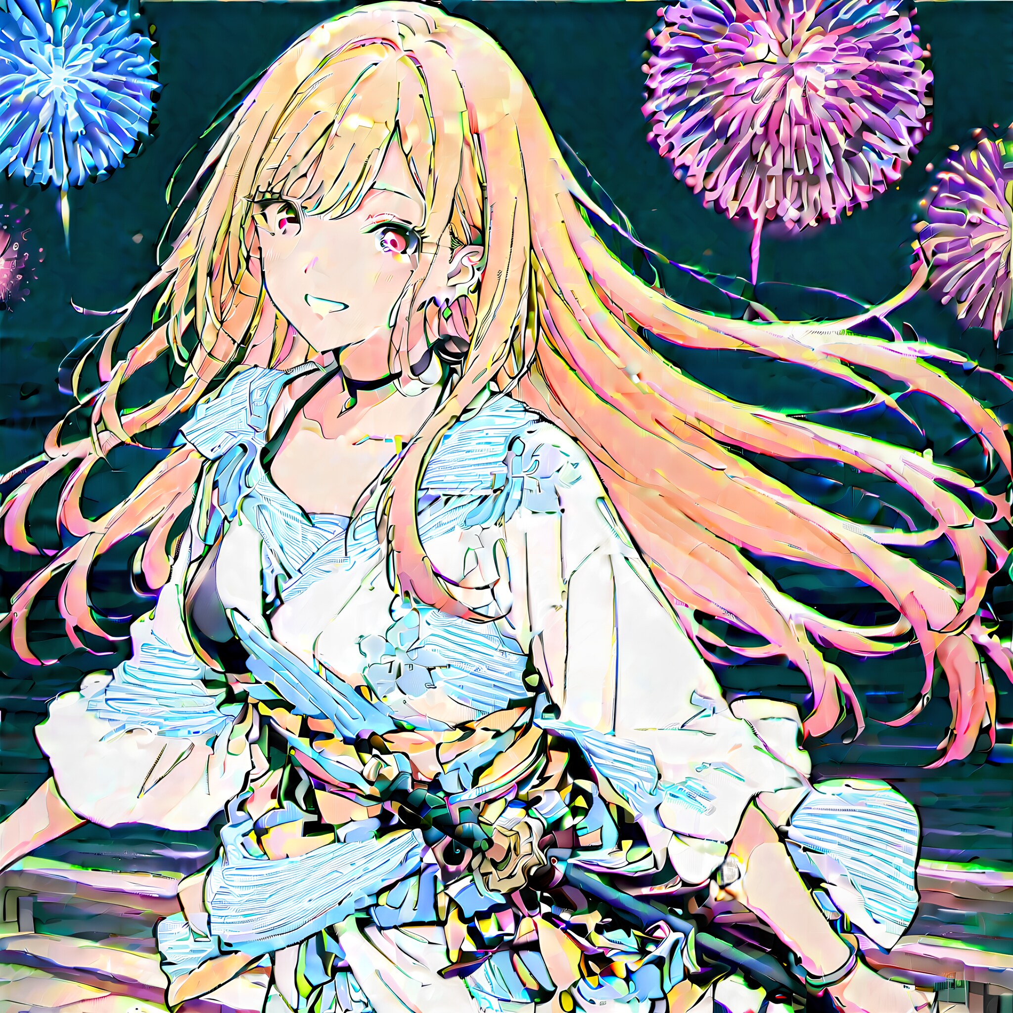 BEHIMOTH, WAVE さんで花火大会 | の人気AIイラスト・グラビア