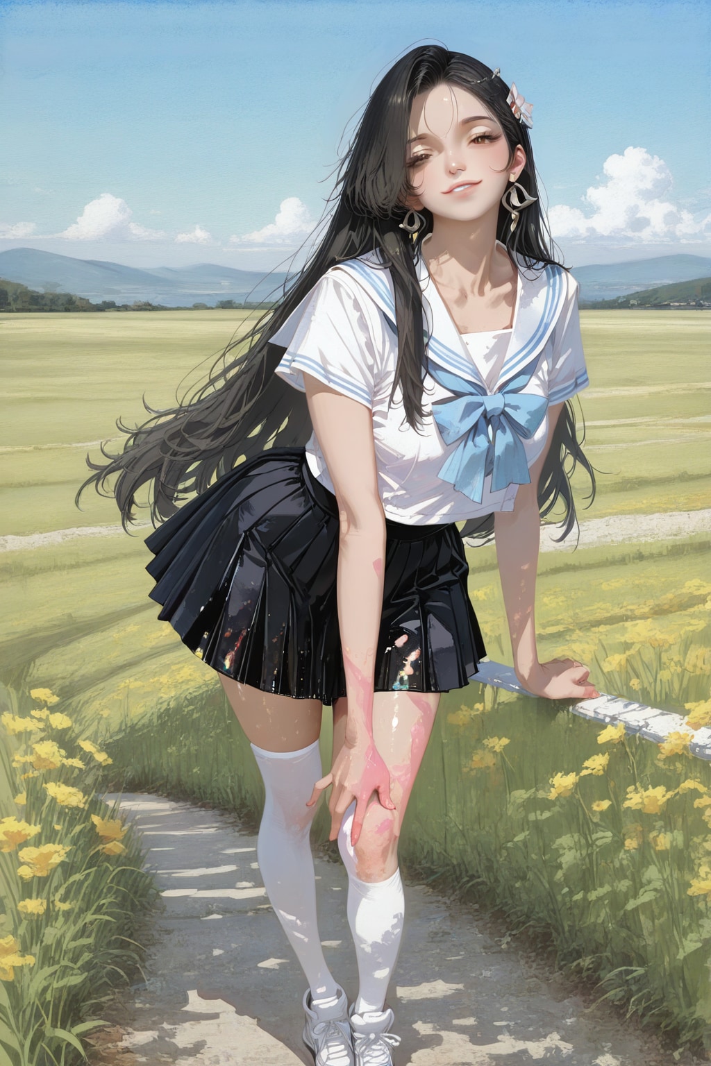 クレパス画