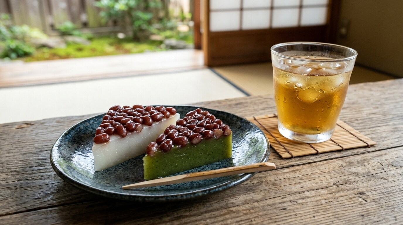 デザートの水無月