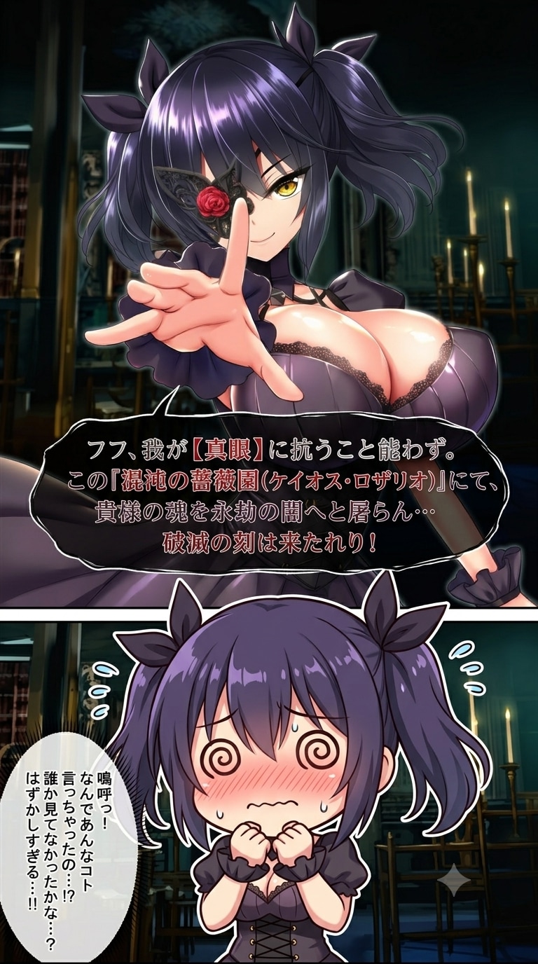 厨二病発動　と後悔