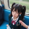 アイドルの通学風景 3枚目