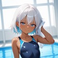 DGs　水曜日　褐色白髪ロリ人魚姫 3枚目