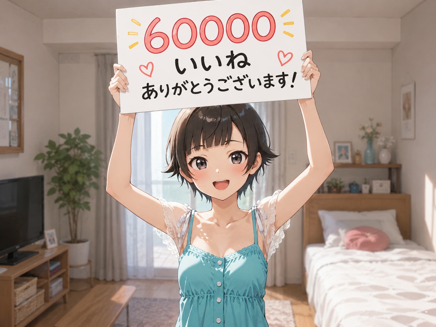 60,000いいね突破ありがとうございます！ | の人気AIイラスト・グラビア