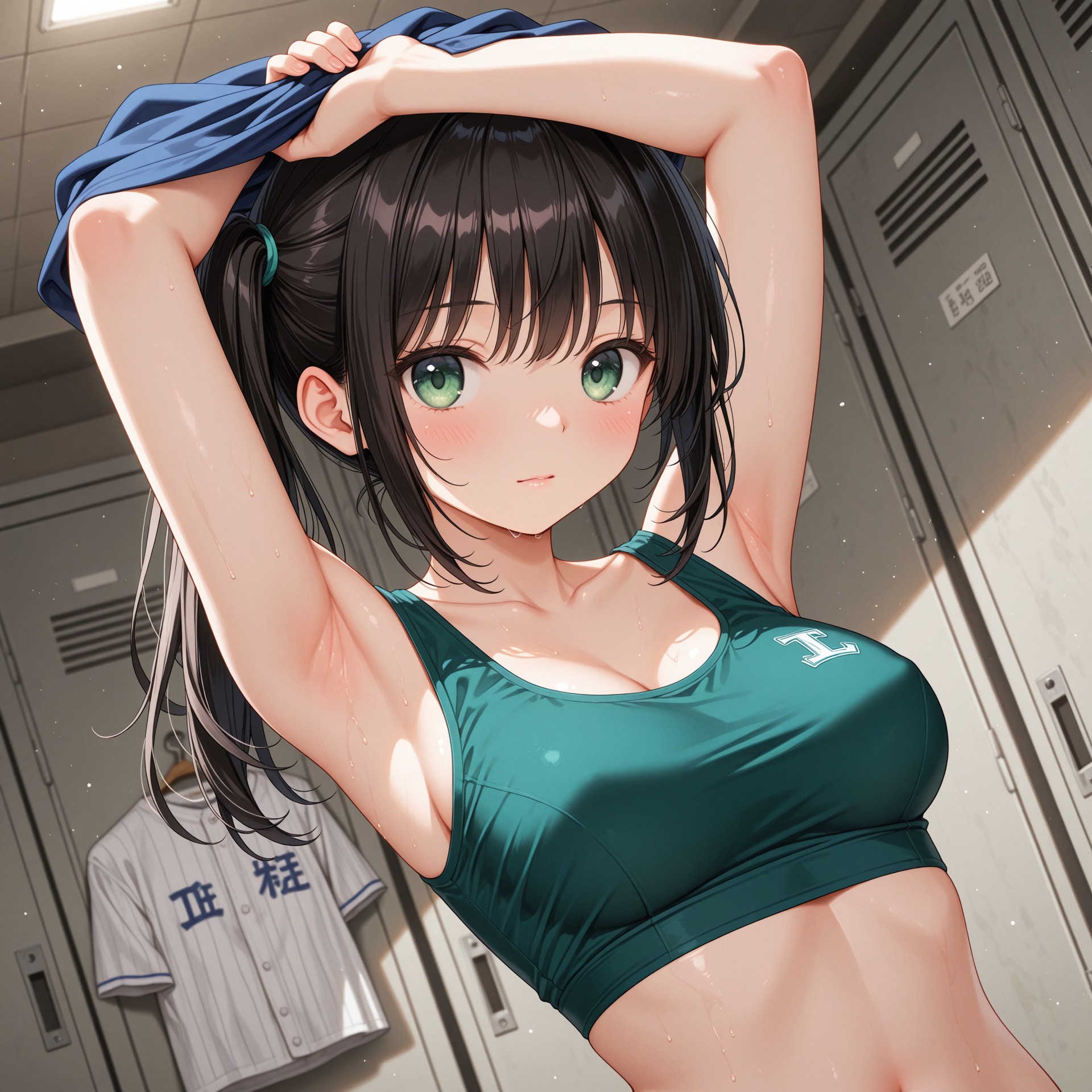 ロッカールームでぬぎぬぎ