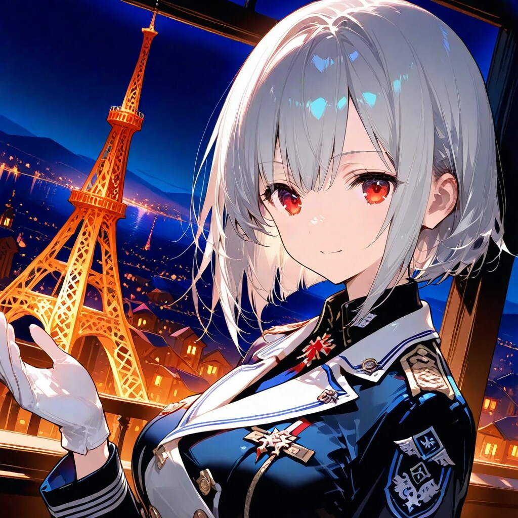 白髪 | の人気AIイラスト・グラビア