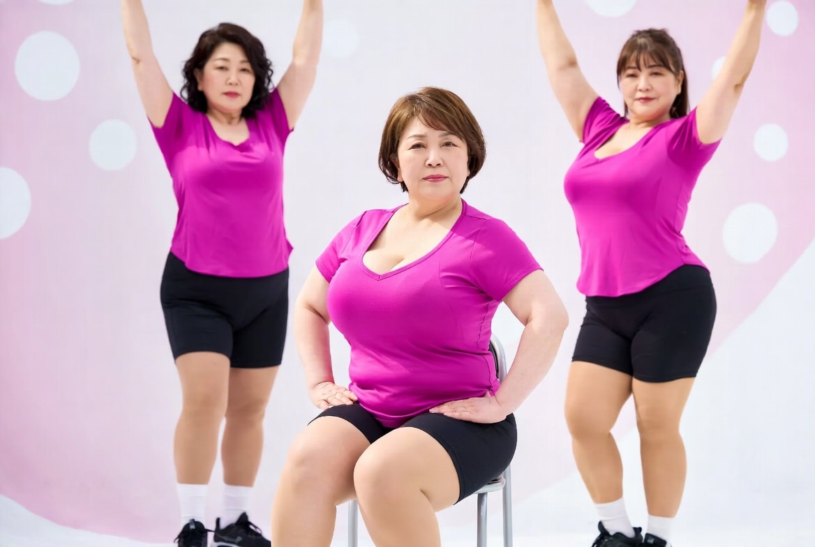 熟女の体操