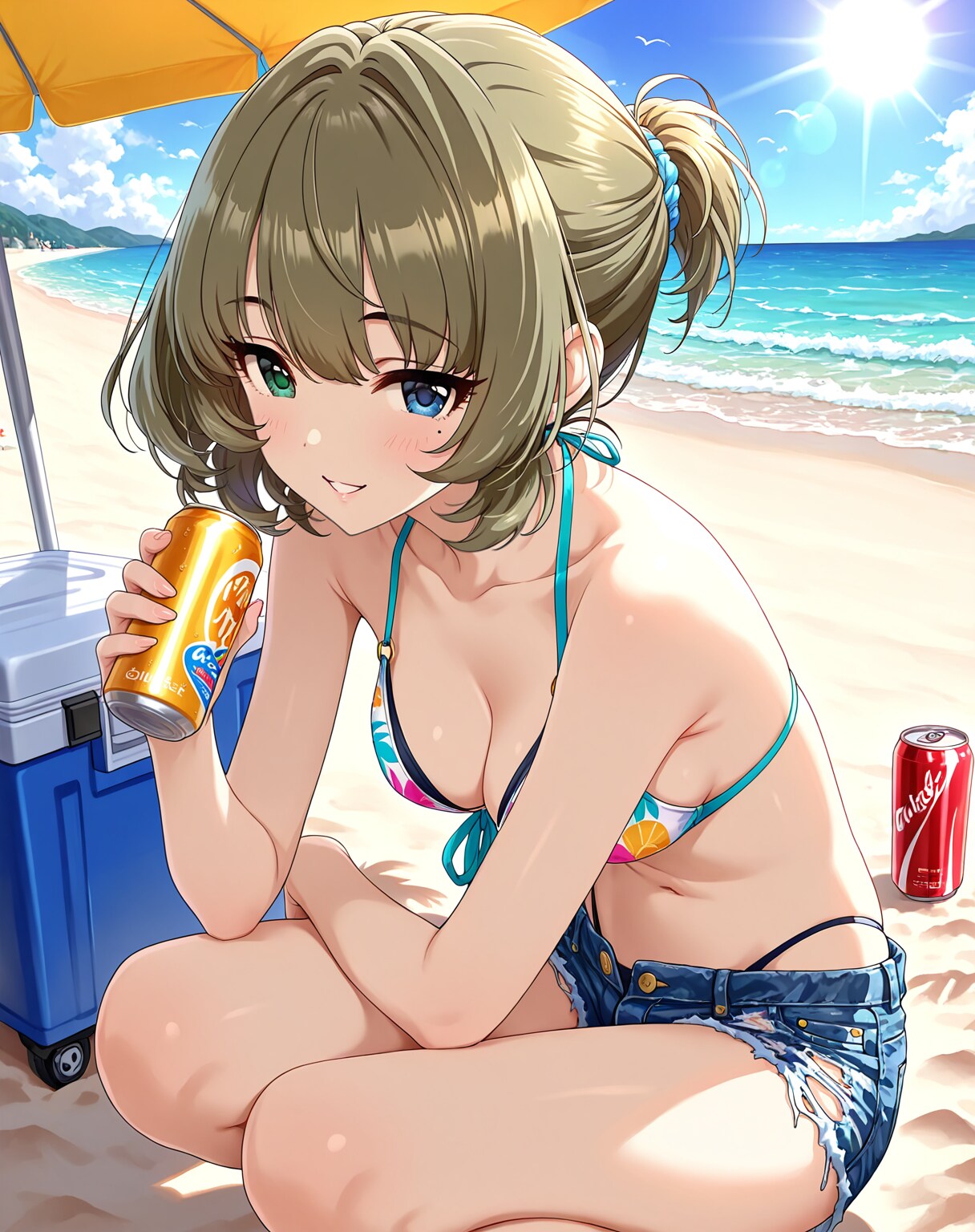 楓さんと海