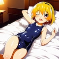 北条沙都子_スクール水着_SFW 2枚目
