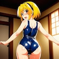 北条沙都子_スクール水着_SFW 7枚目