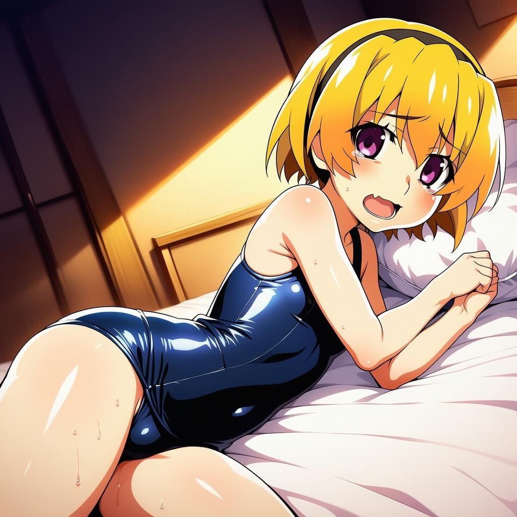 北条沙都子_スクール水着_SFW
