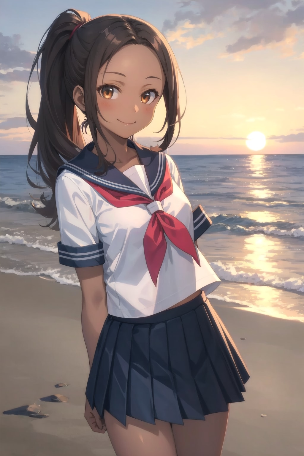 夕暮れ