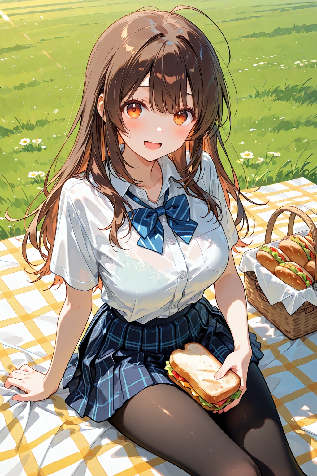 彼女とピクニック