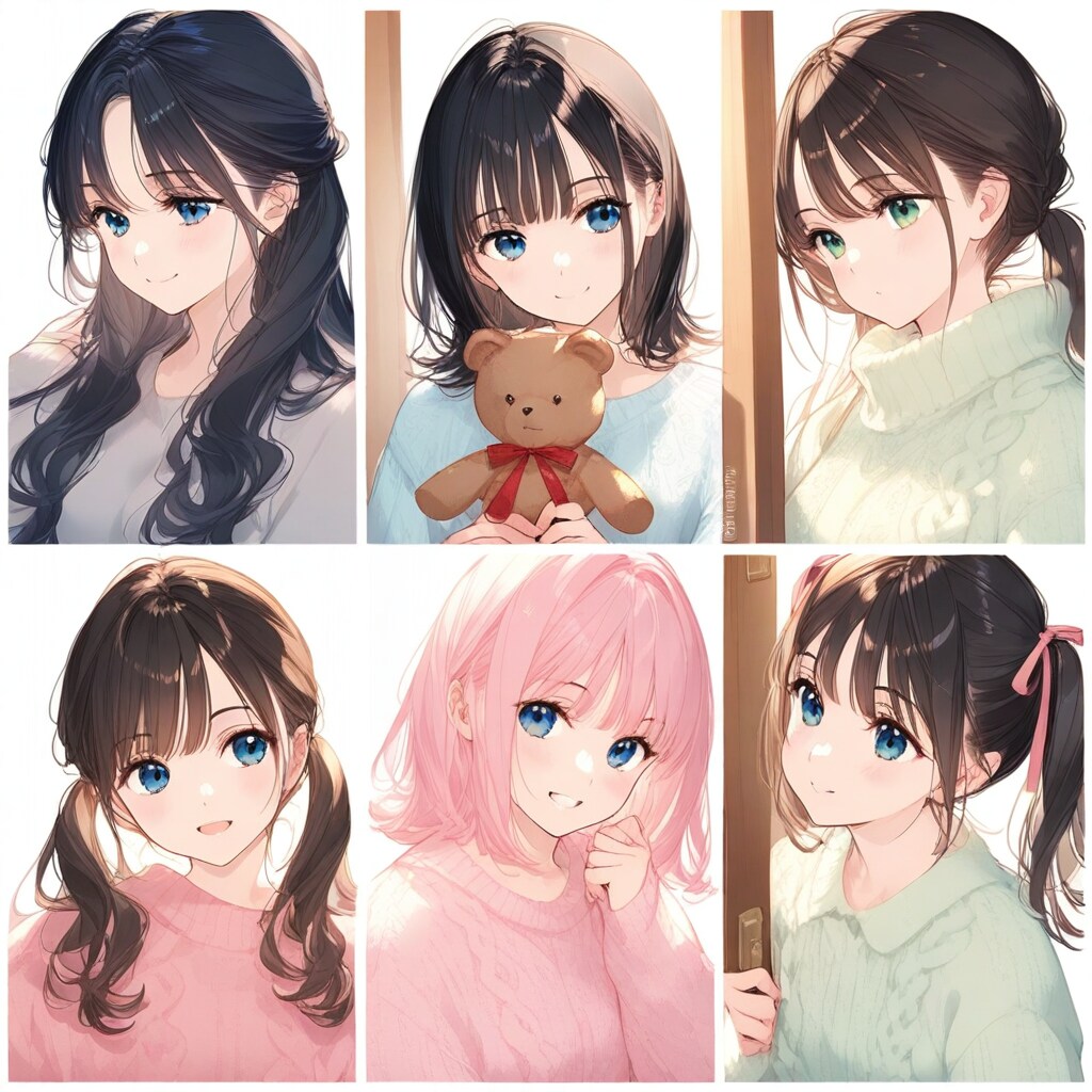 パジャマの娘、分割