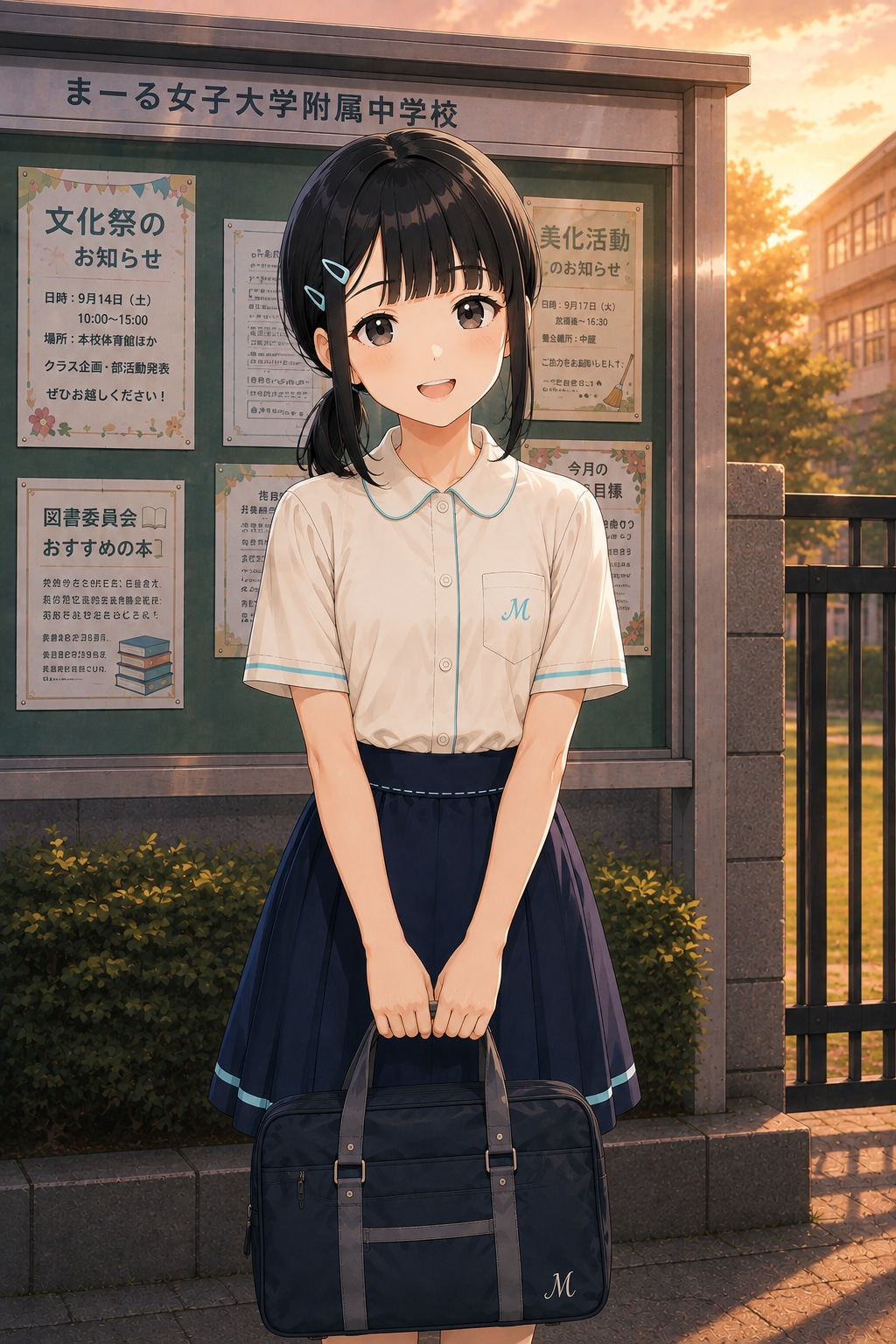 架空制服女子４３　寧々ちゃん | の人気AIイラスト・グラビア