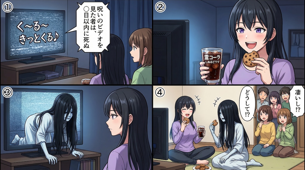 呪いのビデオ？なにそれ美味しいの？