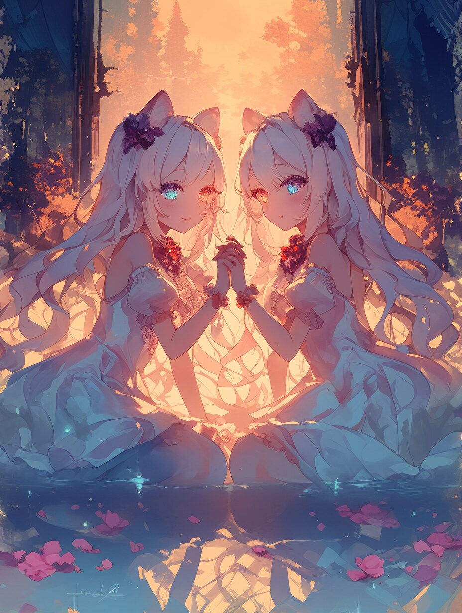 オッドアイ②🐾 | の人気AIイラスト・グラビア