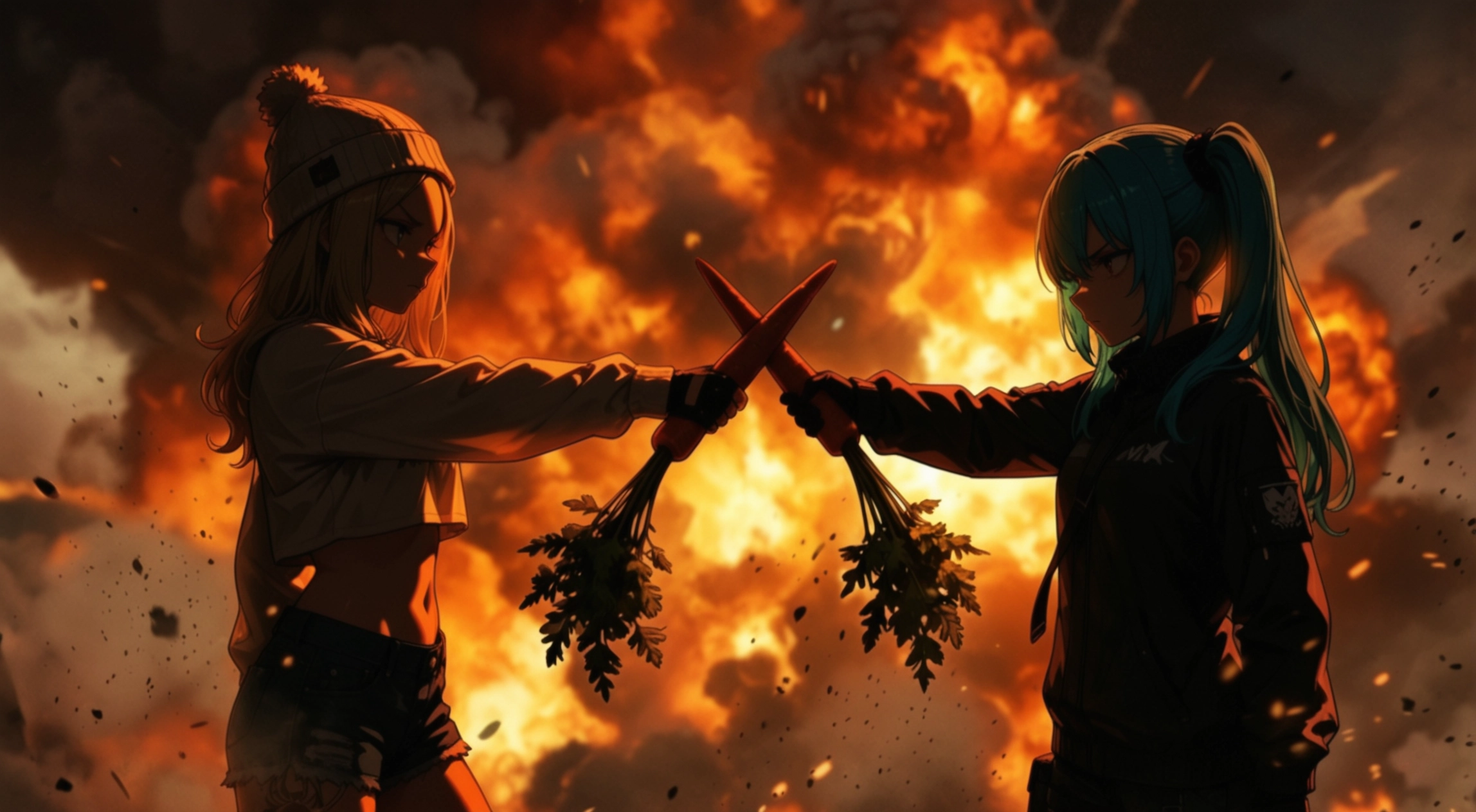 決闘 | の人気AIイラスト・グラビア