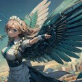 空に羽ばたくメイドさん 7枚目