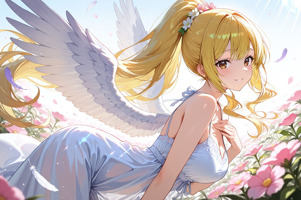 天使さん頑張ります