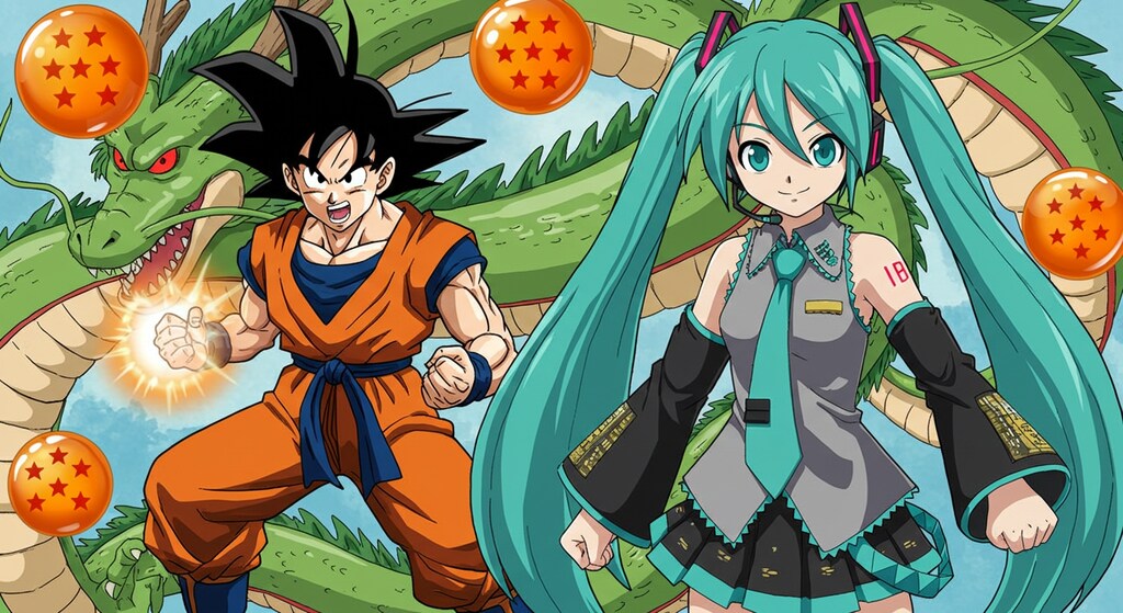 孫悟空と初音ミク