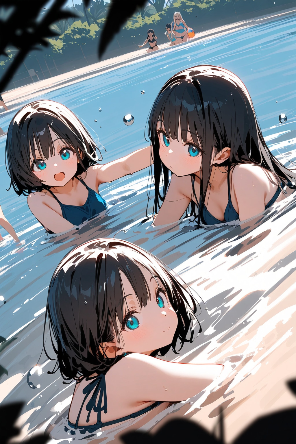 川遊び
