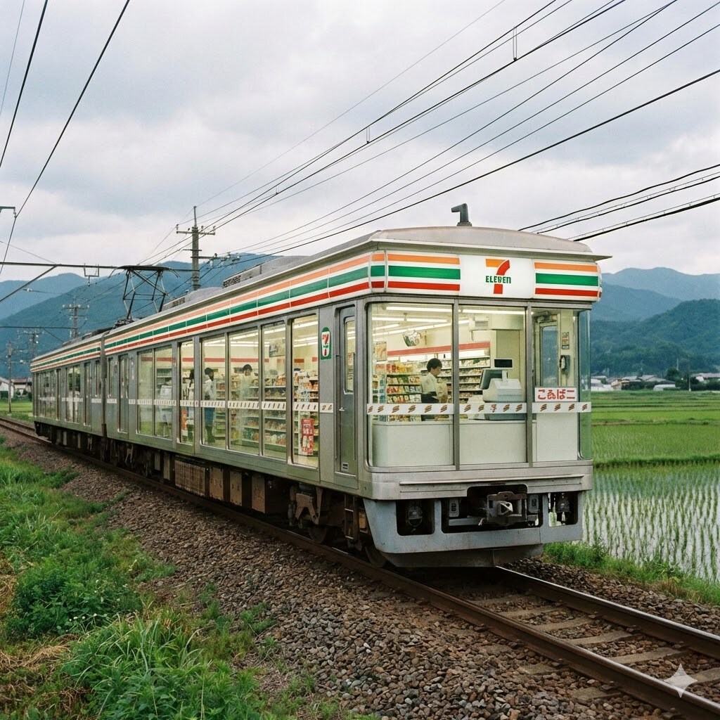 コンビニ列車 | の人気AIイラスト・グラビア