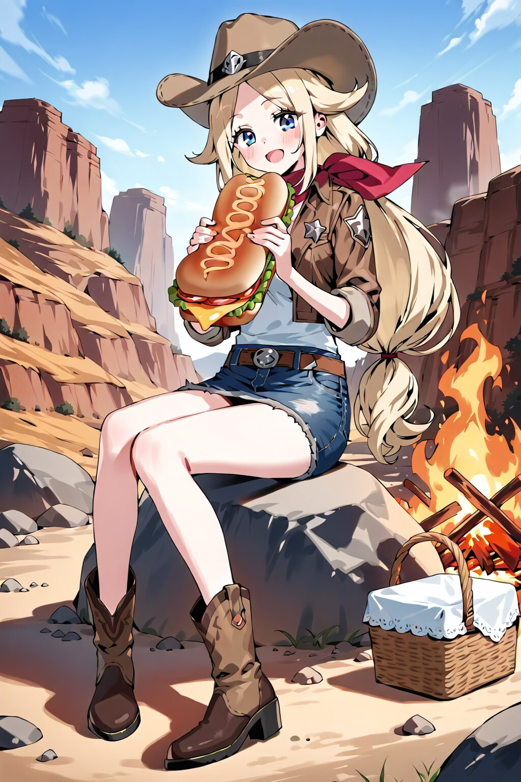 グランドキャニオンを見ながらランチ