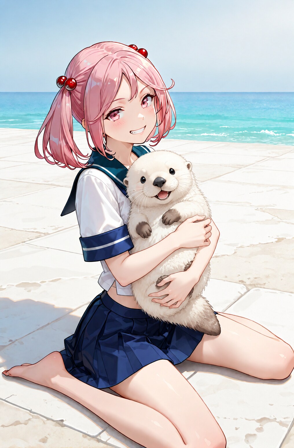 白ラッコさんと漣