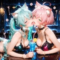 百合猫カフェ 3枚目
