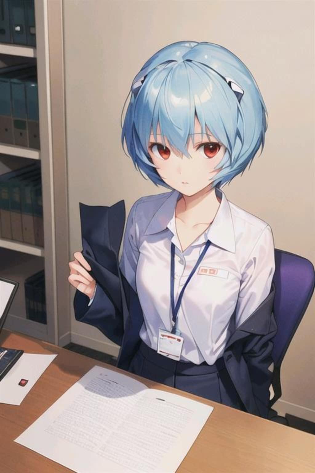 市役所職員アスナさんレイナさん