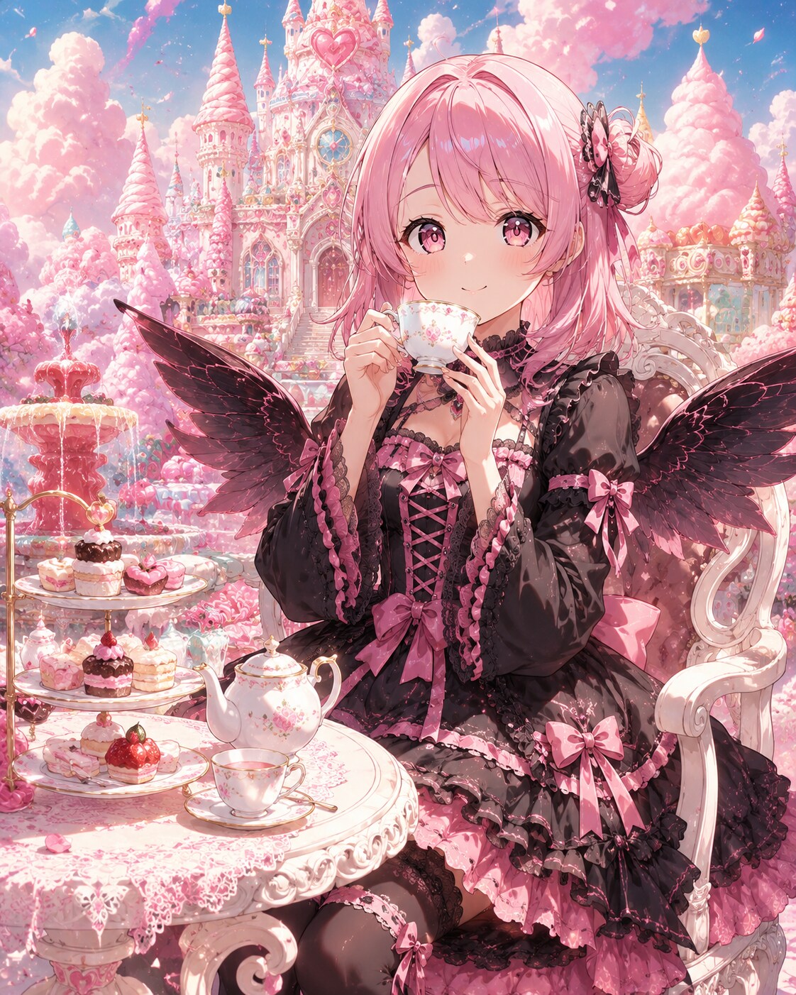 お菓子の国のお姫様🩷咲良ちゃん🌸🌸🌸